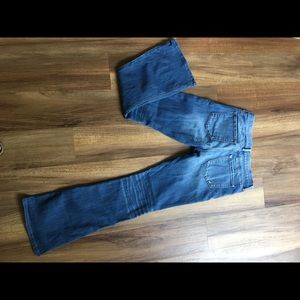 Express slim fare medium rise flared jeans